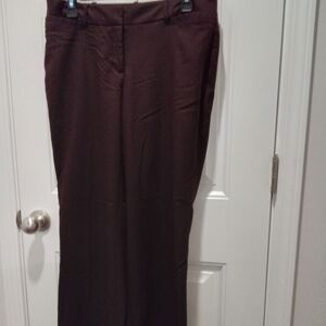 Worthington Curvy Fit Size 8 Black Straight Leg Women's Trousers